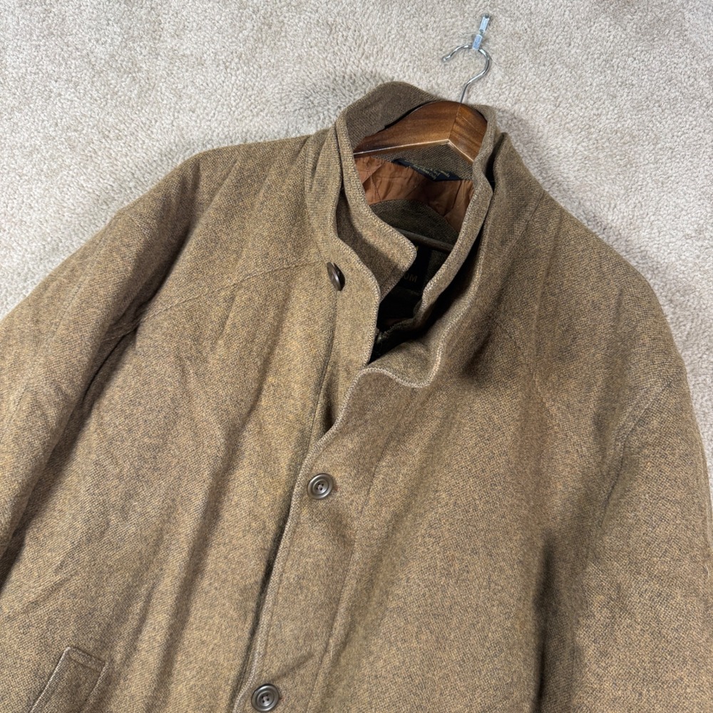 Cardinal of Canada Wool Carter Jacket Mens 46 Brown‎ Nordstrom Car Coat Quilted